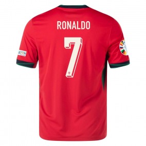 Portugal Ronaldo #7 EM 2024 Hjemmebanetrøje